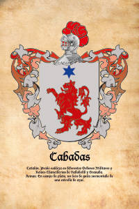 Escudo heráldico del apellido CABADAS