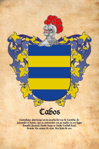 Escudo heráldico del apellido CABOS