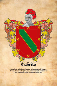 Escudo heráldico del apellido CABRITO