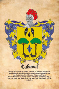 Escudo heráldico del apellido CADAVAL