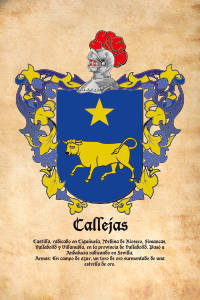 Escudo heráldico del apellido CALLEJAS