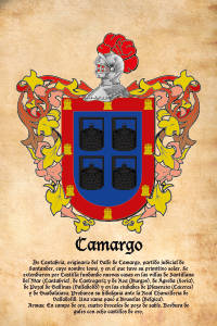 Escudo heráldico del apellido CAMARGO