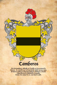 Escudo heráldico del apellido CAMBEROS