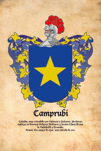 Escudo heráldico del apellido CAMPRUBI