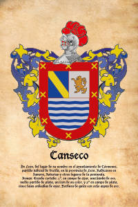 Escudo heráldico del apellido CANSECO