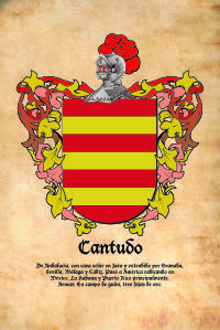 Escudo heráldico del apellido CANTUDO