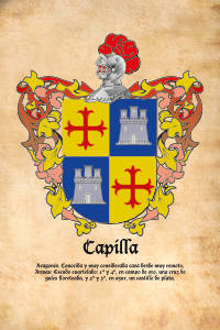 Escudo heráldico del apellido CAPILLA