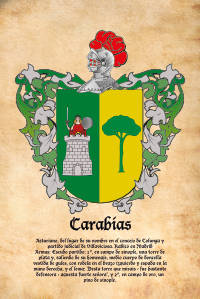 Escudo heráldico del apellido CARABIAS