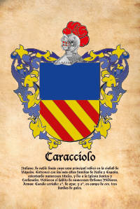 Escudo heráldico del apellido CARACCIOLO