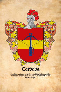Escudo heráldico del apellido CARDABA
