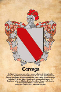 Escudo heráldico del apellido CAREAGA