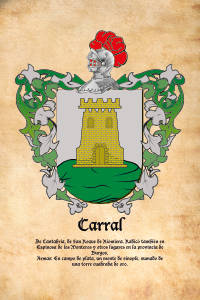 Escudo heráldico del apellido CARRAL