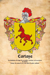 Escudo heráldico del apellido CARTAYA