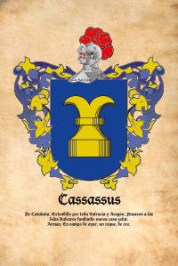 Escudo heráldico del apellido CASSASSUS
