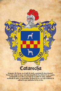 Escudo heráldico del apellido CATARECHA