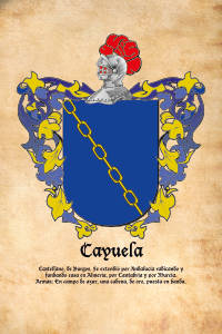 Escudo heráldico del apellido CAYUELA