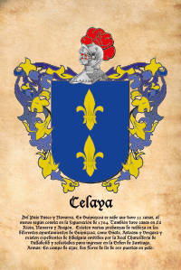 Escudo heráldico del apellido CELAYA