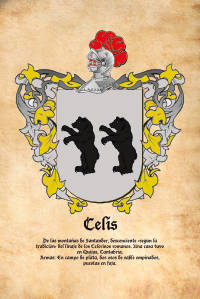 Escudo heráldico del apellido CELIS