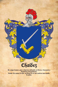 Escudo heráldico del apellido CHAIDEZ