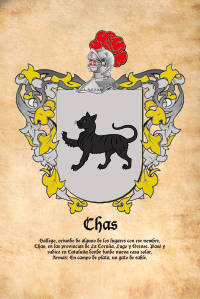 Escudo heráldico del apellido CHAS
