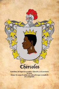 Escudo heráldico del apellido CHERCOLES