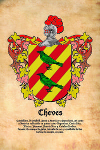 Escudo heráldico del apellido CHEVES