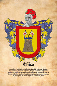 Escudo heráldico del apellido CHICO