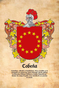 Escudo heráldico del apellido COBEÑA
