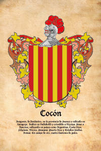 Escudo heráldico del apellido COCON