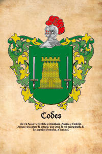 Escudo heráldico del apellido CODES