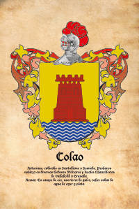 Escudo heráldico del apellido COLAO