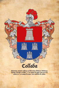 Escudo heráldico del apellido COLLADA