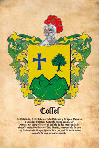 Escudo heráldico del apellido COLLEL