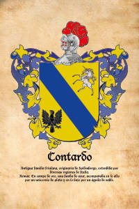 Escudo heráldico del apellido CONTARDO