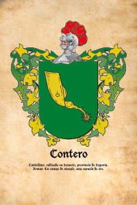 Escudo heráldico del apellido CONTERO