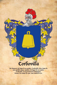 Escudo heráldico del apellido CORDOVILLA