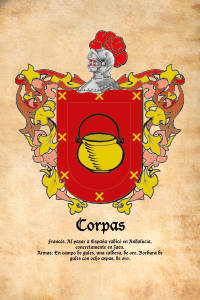 Escudo heráldico del apellido CORPAS