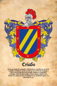 Escudo heráldico del apellido CRIADO