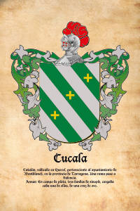 Escudo heráldico del apellido CUCALA