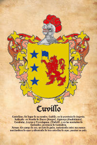 Escudo heráldico del apellido CUVILLO