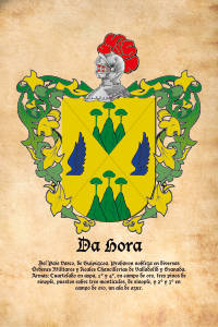 Escudo heráldico del apellido DA HORA