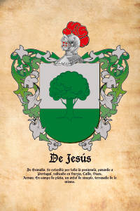 Escudo heráldico del apellido DE JESUS