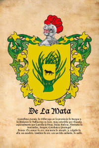 Escudo heráldico del apellido DE LA MATA