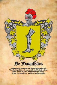 Escudo heráldico del apellido DE MAGALHÃES