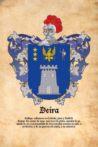Escudo heráldico del apellido DEIRA