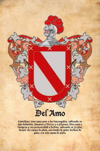 Escudo heráldico del apellido DEL AMO