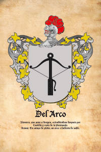 Escudo heráldico del apellido DEL ARCO