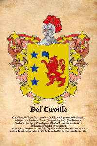 Escudo heráldico del apellido DEL CUVILLO