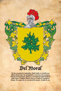 Escudo heráldico del apellido DEL MORAL
