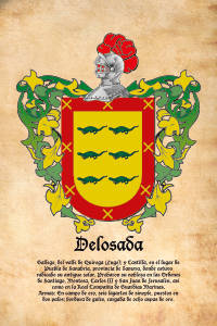 Escudo heráldico del apellido DELOSADA
